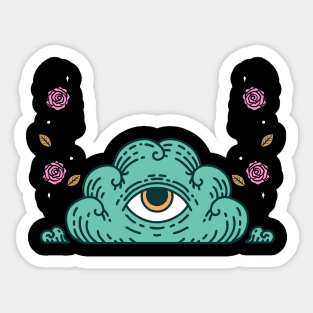 all seeing eye Sticker